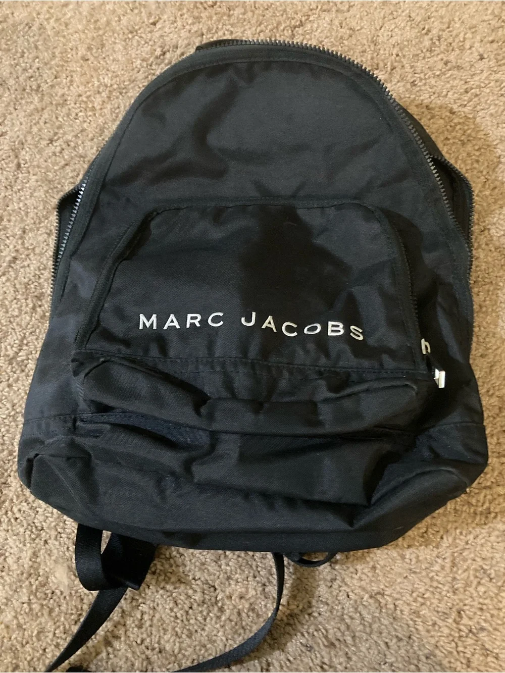 Marc Jacobs Black Nylon Backpack